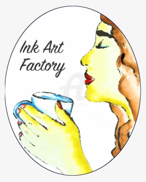 Lady With Coffee - Pop Art #218619