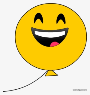 Free Happy Balloon Clip Art - Smiley #218863