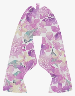 Watercolor Flower Pattern Men's Running Shoes - Watercolor Painting #218914