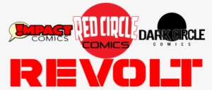 Impact Red Circle Dark Circle Revolt By Tony Farrar - Rebellion #219072