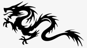 Chinese Dragon Legendary Creature White Dragon Decal - Dragon Tribal Png #219585