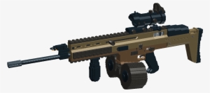 Fnh Scar Hamr Bluejay Themeister Png Scar Lmg - Scar Hamr Real Life #219810