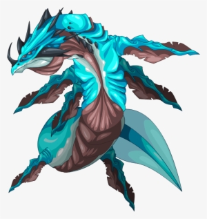 Vector Free Stock Water Monster Png For Free Download - Adventure Quest Water Dragon #2100357
