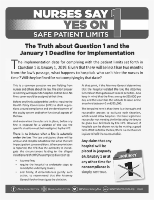 The Truth About Implementation - Massachusetts Question #1 #2100775