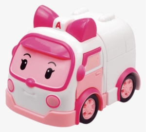 Robocar Poli Character Amber Ambulance Png - Amber Robocar Poli Cartoon #2100815