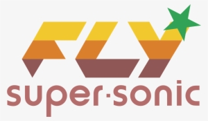 Fly Super Sonic Logo Png Transparent - Vector Graphics #2101346