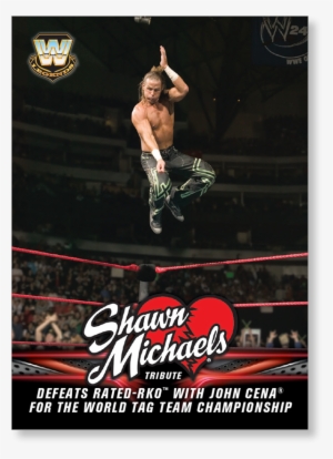 2018 Topps Wwe Heritage Defeats Rated-rko With John - Official Wwe Shawn Michaels Soft Gel Case #2102638