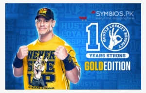 John Cena T-shirt - John Cena Never Gibe Up Yellow Tshirt #2102667