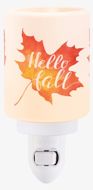 Scentsy Hello Fall Mini Plug In Warmer - Scentsy Hello Fall #2102819