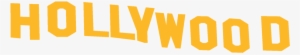 Hollywood - Hollywood Sign Clip Art #2102960