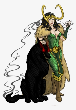 Lady Loki By Sparkyhero On Deviantart - Loki And Lady Loki #2103434