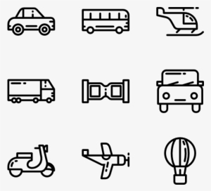 Transportation Vehicles - Black And White Vehicles #2103733