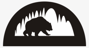 File - Bear Cave - Svg - Bear Cave Silhouette #2103973