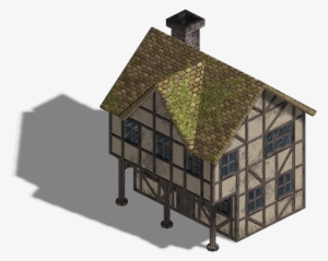 Isometric Medieval - Casas Medievales Madera Minecraft #2104321