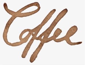 Drawing Coffee Word - Coffee Overlays Transparent Png #2104675