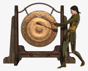 Girl, Gong, Warrior, Fantasy, Hair, 3d, Medieval, Png - Gong Png #2104767