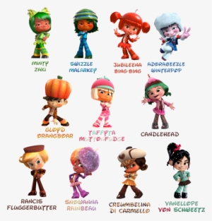 Wreck It Ralph's Sugar Rush Characters - Wreck It Ralph Sugar Rush Girls #2104860
