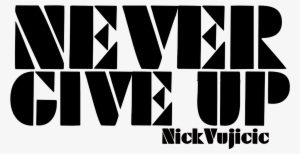 Never Give Up" Word-art Freebie #2104891