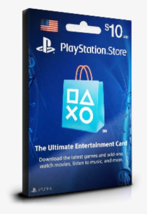 Psn $10 Usa - Playstation Store Card 25 - Free Transparent PNG Download ...