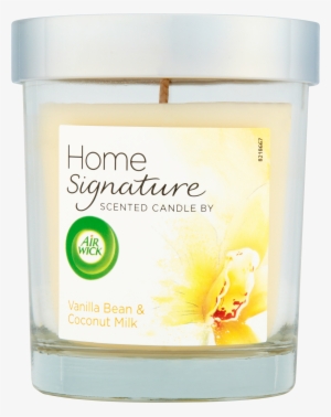 Air Wick Home Signature Lidded Candle - Air Wick Home Signature Candle Vanilla Bean #2105059