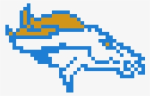 Broncos - Sports Logo Pixel Art #2105222