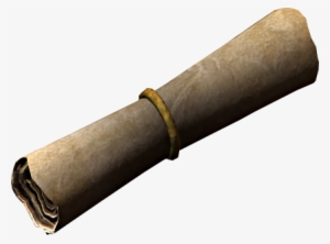 Sealed Scroll - Rolled Up Scroll Png #2106807