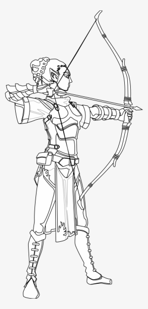 Archer - Archery Drawing #2106830