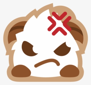 Poro Sticker Angry - Emojis De Lol Para Discord #2107046