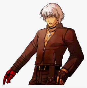 Clip Transparent Library Fighting Brothers Clipart - Tanned Skin White Hair Anime #2109601