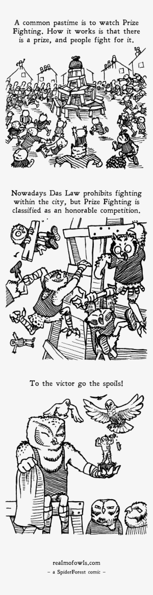 You'll Have To Fight To Win The Prize - Cartoon #2109630