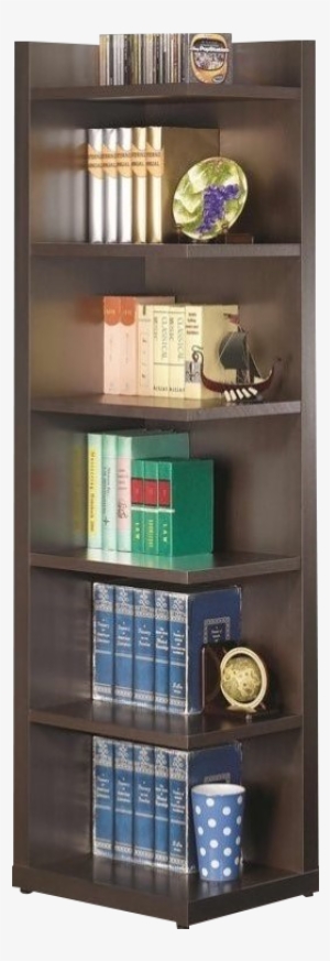 Img Coaster Corner Bookcase - Corner Bookcase #2109875