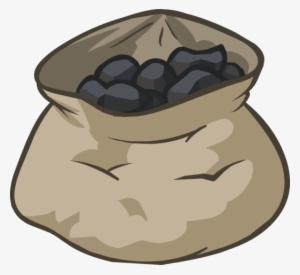 Image Of Icon Png Club Penguin Wiki - Bag Of Coal Clipart #2110108