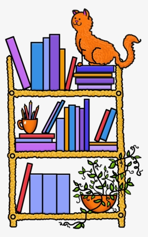 Book Shelf Color Png - Shelf Clipart #2110130
