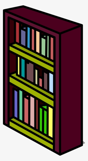 Burgundy Bookshelf Sprite 007 - Bookcase #2110281