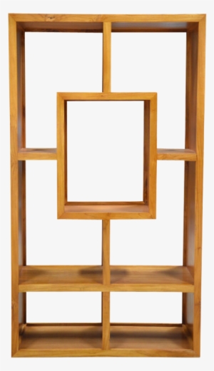 Teak Centerpiece Bookshelf - Bookcase #2110546