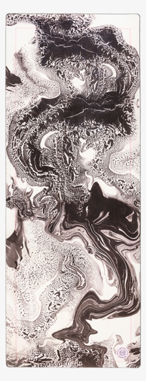 Marble Black Yoga Mat - Grounded Factory Black Marble #2110940