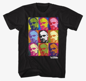 Pop Art Godfather T-shirt - Godfather #2111670