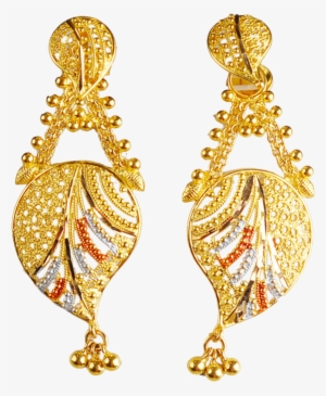 Png Jewellers Earrings Designs - Calcutta Design Gold Earrings #2111954