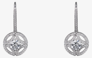 Galanterie De Cartier Earringswhite Gold, Diamonds - Galanterie De Cartier Earring #2112303