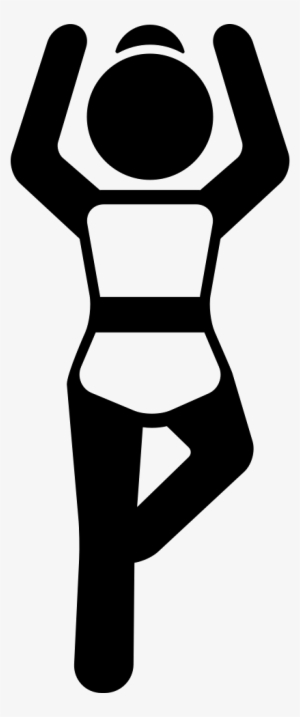 Girl Standing Up With Flexed Knee Comments - Silhueta De Esportistas #2112425