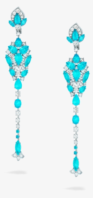 Paraiba Tourmaline Dragon Earrings - Paraíba #2112489