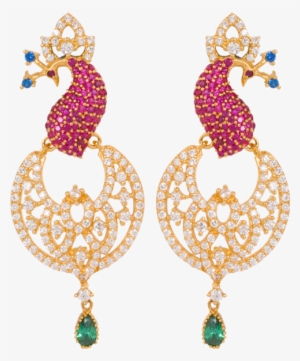 Lalitha Jewellery Gold Earrings Collections - Lalithaa Jewellery #2112498