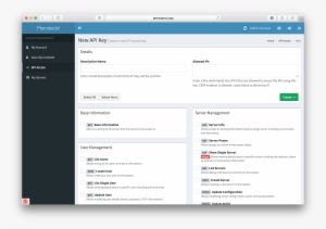 Advanced Control Api For Both Users And Administrators - Customer #2113318