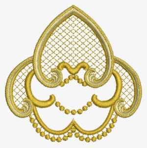 Golden Embroidery Designs Png #2114150