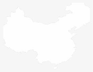1 - White China Map Png #2115831