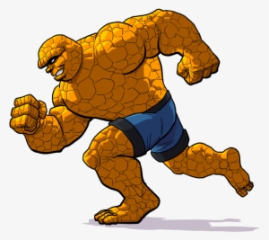Drawing Marvel Thing - Fantastic Four Thing Png #2115922