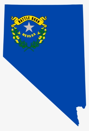 Flag-map Of Nevada - State Of Nevada #2116160