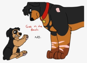 Get In The Bath - Paw Patrol Fletcher And Elsie #2116238