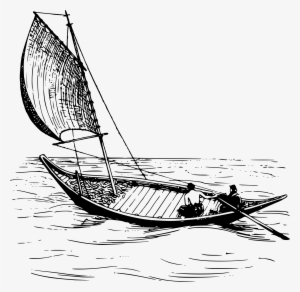 Graphic Library Download Big Image Png - Black And White Boat Png #2116850