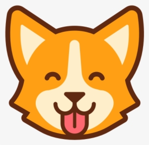 Corgi Butt Png - Cute Cartoon Dog Face #2117336